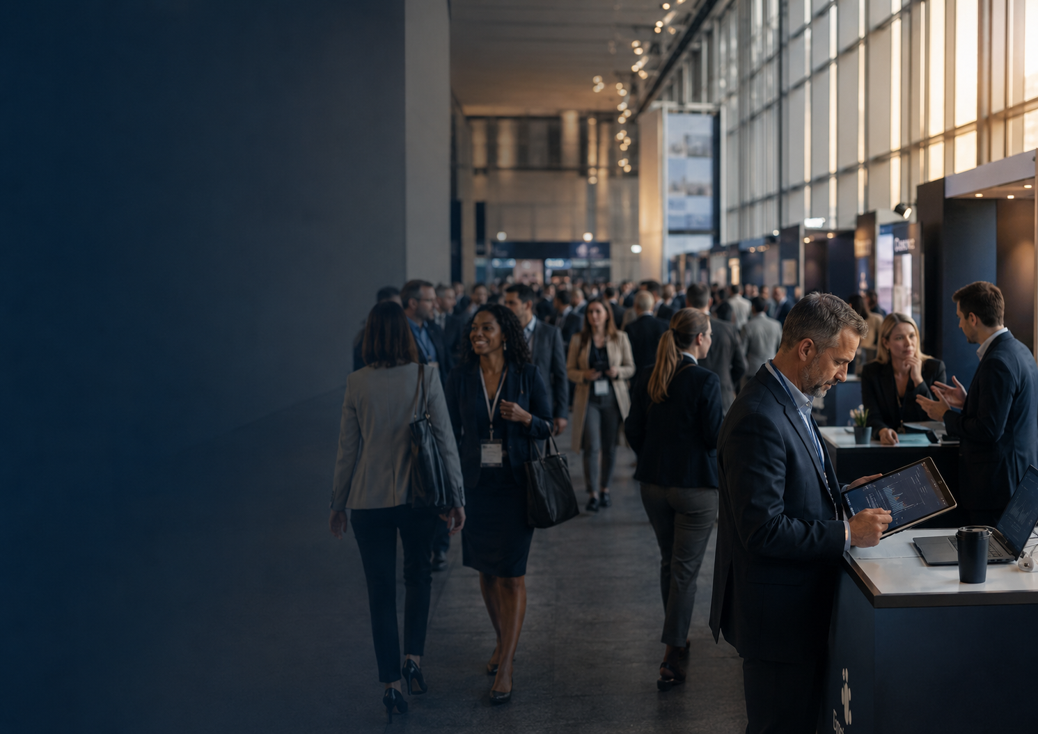 Executive perspective business visual